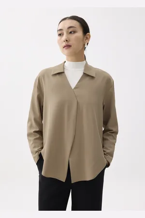 Love Bonito RuchedReady™ Ily Notch Collar Blouse-235-L