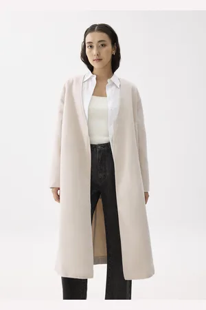 Love Bonito Victoria Relaxed Melton Robe Coat-279-M