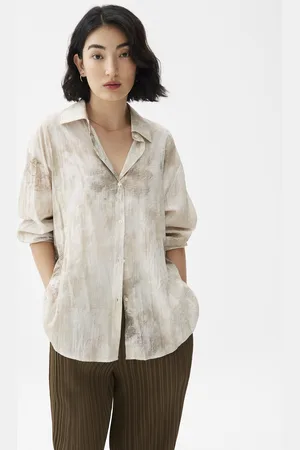 Love Bonito Oversized Abstract Collared Shirt-275-L