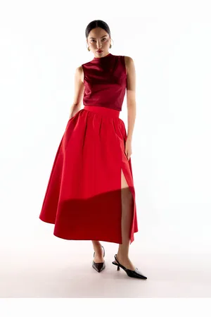Love Bonito Zoe Flare Maxi Skirt-020-XS