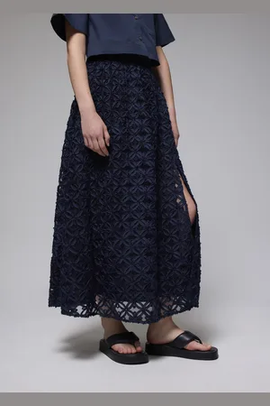 Love Bonito Lace High Waist Flare Maxi Skirt-052-L