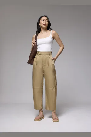 Love Bonito High Waist Barrel Pants-124-L
