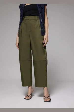 Love Bonito High Waist Barrel Pants-079-L