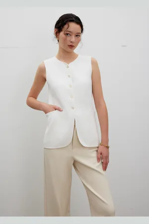Love Bonito Yui Tailored Long Knit Vest-106-XXL