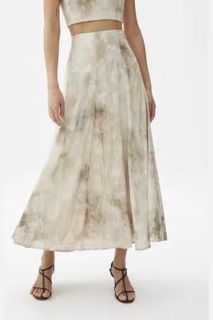 Love Bonito Abstract Flare Midaxi Skirt-275-L