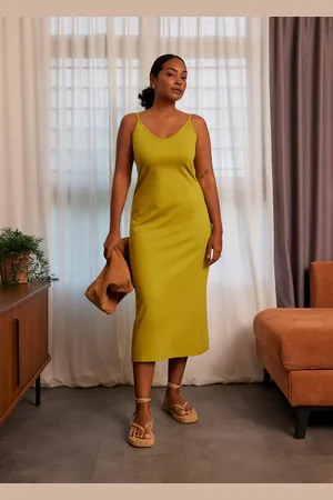 Love Bonito Fitted V-neck Jersey Midaxi Dress-108-L