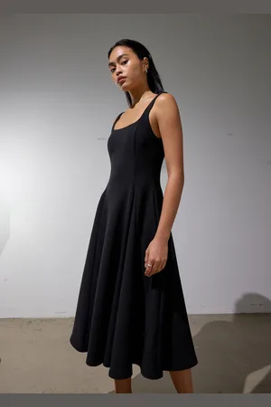 Love Bonito Reina Padded Ballerina Midi Dress-014-L