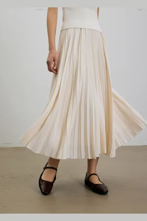 Love Bonito Wei Elastic Sunray Pleated Midaxi Skirt-437-L