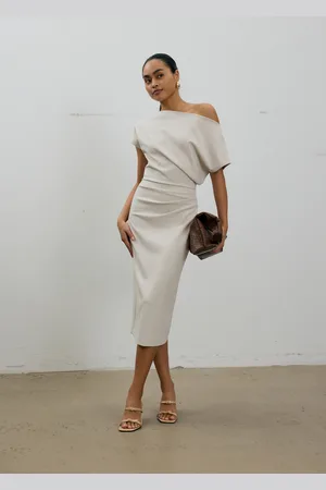 Love Bonito Amala Multi-way Drape Midi Dress-042-L