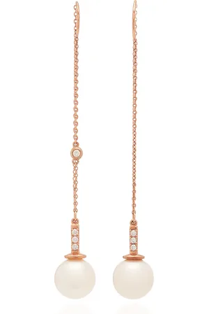 Joie DiGiovanni 14K ; Diamond and Pearl Earrings