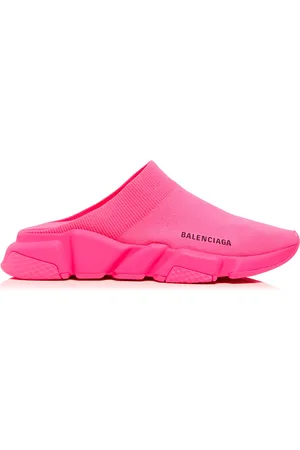 Balenciaga Women Slips - Women's Speed Knit Slip-On Mules