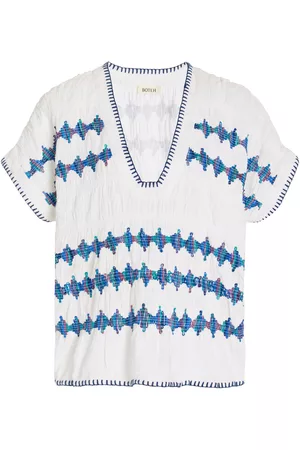 BOTEH Women Tunics - Women's Hera Cotton-Linen Tunic Top