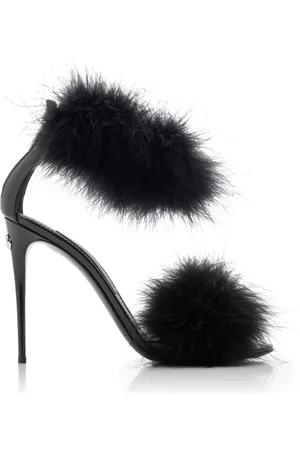 Dolce & Gabbana Women Handbags - Women's Marabou Leather Sandals