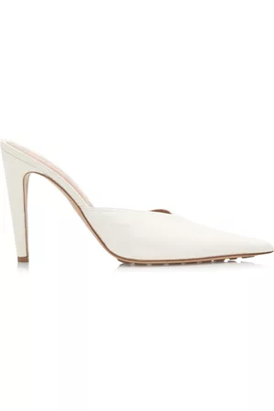 Bottega Veneta Women Bags - Women's Punta Leather Mule Pumps