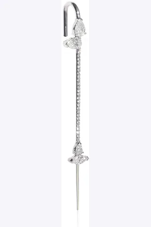 Kat Kim 18K Gold and Diamond Allora Single Ear Pin