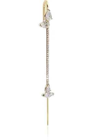 Kat Kim 18K Yellow Allora Diamond Single Ear Pin