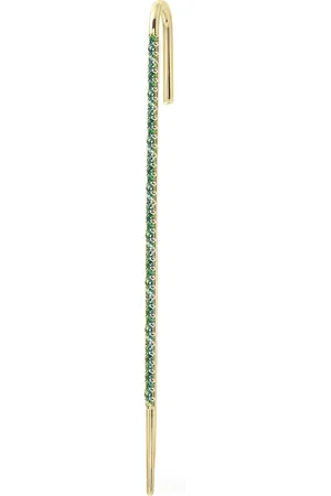 Kat Kim 18K Yellow Gold Ombre Emerald Single Ear Pin