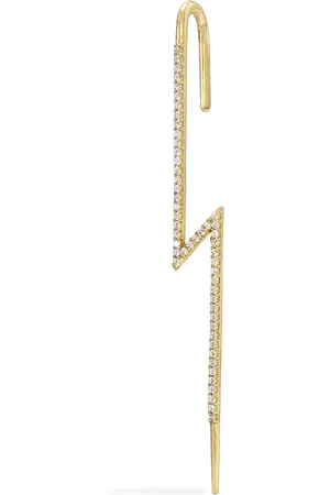 Kat Kim 18K Yellow Flash Diamond Single Ear Pin