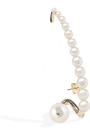 Kat Kim 18k Yellow Pearl Crescendo Single Earring