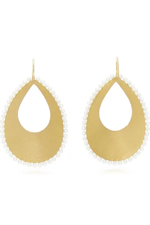 Irene Neuwirth 18K Yellow Gold Pearl Earrings