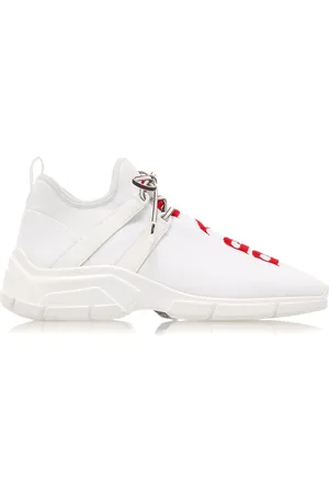 Prada Logo Knit Sneakers