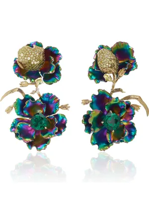 Anabela Chan Rainbow Magnolia Earrings