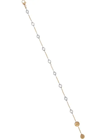 Harakh Haveli 18K White and Yellow Diamond Bracelet