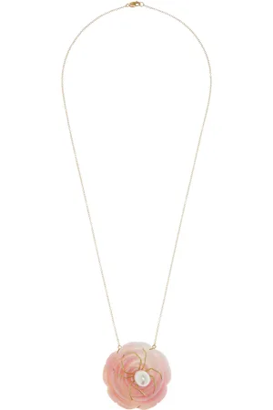 Annette Ferdinandsen 18K Yellow Conch Diamond Necklace