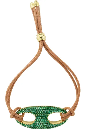 JENNA BLAKE 18K Yellow Gold Emerald Bracelet