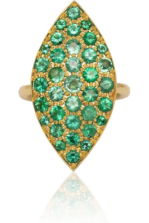 JENNA BLAKE 18K Yellow Gold Emerald Ring