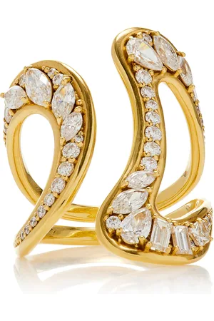 Fernando Jorge Stream 18K Yellow Diamond Ring