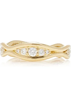 Fernando Jorge The Fluid Diamonds 18K Yellow and Diamond Ring