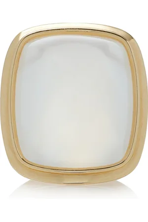 Goshwara 18K Yellow Gold Moon Quartz Ring