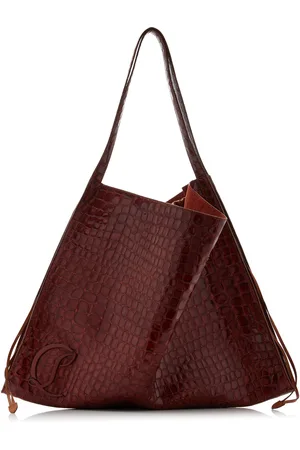 Christian Louboutin Le 54 Croc-Embossed Leather Tote Bag