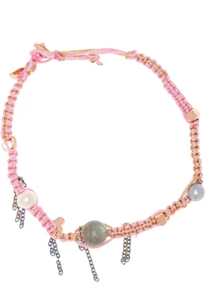 Joie DiGiovanni Cotton Candy Stainless Steel Multi-Stone Necklace