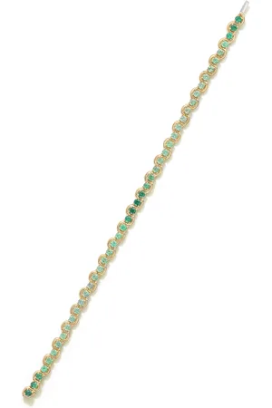 State Property Edessa Forest 18K Yellow Gold Tsavorite Bracelet