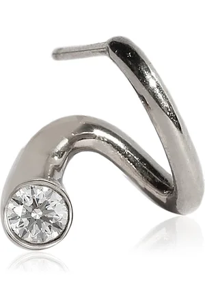 Kat Kim 18K Gold and Diamond Peak Single Earring