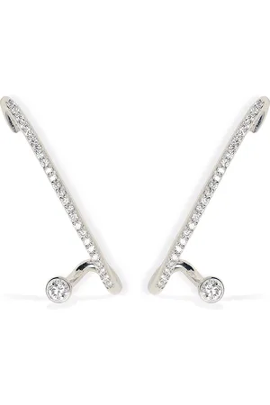 Kat Kim 18K Gold Crescendo Flare Diamond Single Earring