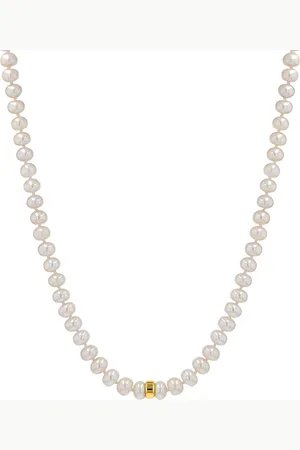 SHERYL LOWE 14K Yellow Gold Pearl Necklace