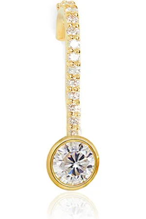 Kat Kim Oasis Pavé 18K Yellow Diamond Single Earring