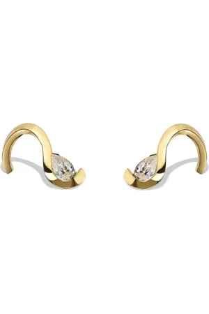 Kat Kim Trace 18K Yellow Diamond Earrings