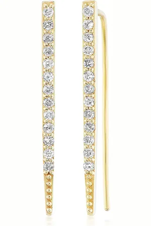 SHERYL LOWE 14K Yellow Diamond Earrings