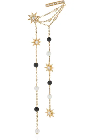 COLETTE Glow Star 18k Yellow Diamond; Mother-of-Pearl Single Ear Cuff
