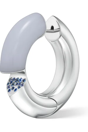 Tabayer Oera 18K Fairmined Gold Chalcedony Earrings