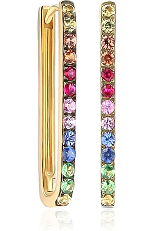 SHERYL LOWE 14K Yellow Diamond Earrings
