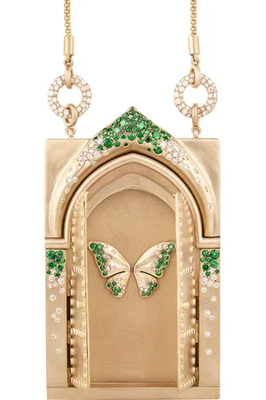 Nada 18k Yellow Door of Opportunities Transformation Necklace