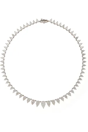 VRAI 14K Gold Diamond Tennis Necklace