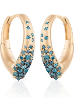 Nada 18k Yellow The Arch Prosperity Mini Hoop Earrings