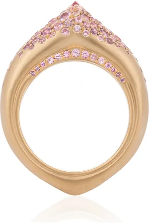 Nada 18k Yellow The Arch Self Love Stripe Full Ring