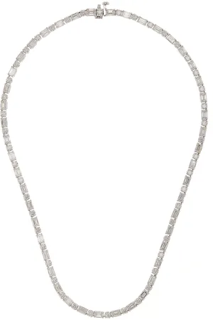 VRAI 14K Gold Diamond Tennis Necklace